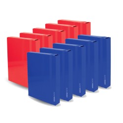 Portaprogetti 3 lembi con elastico D5 col singoli