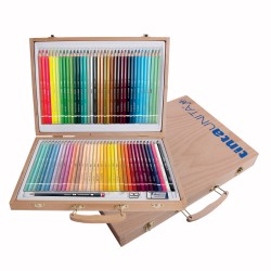 Valigetta Legno Tinta Unita Art 72 pasteli