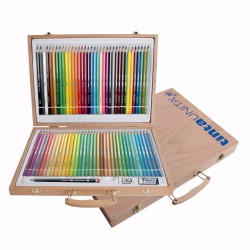 Valigetta Legno TU Art 36+36 classici+pastel