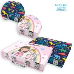 Valigetta Art small 24 past.+24 penn. TU KIDS