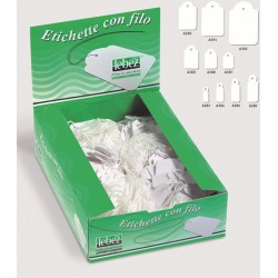 Etichette con filo 22x35 - 390 -  500pz