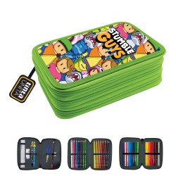 Astuccio 3 Zip LIME TU Stumble Guys