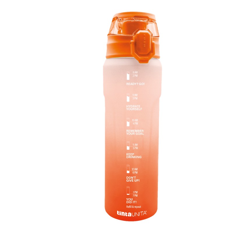 Borraccia TU Glow in Tritan 1 Litro con tacche Pool Over - Tinta Unita | Borracce 