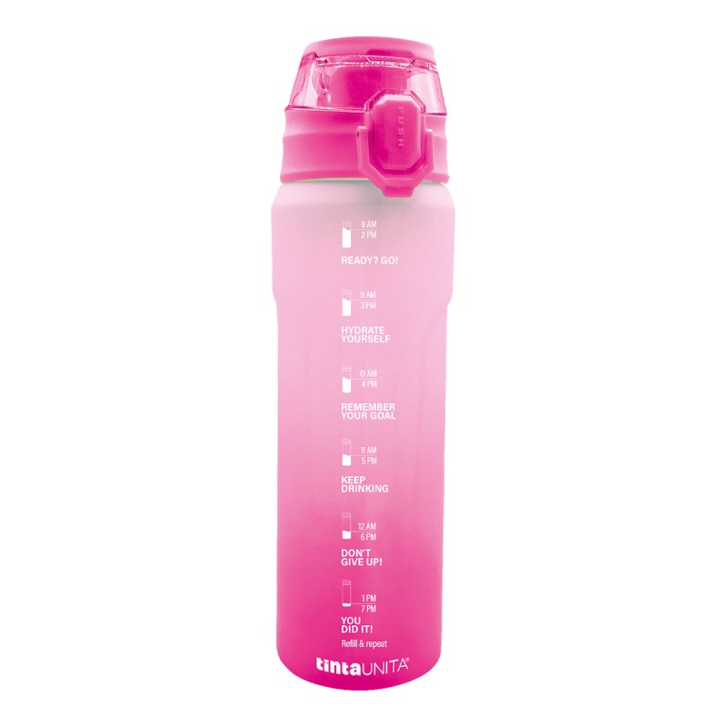 Borraccia TU Glow in Tritan 1 Litro con tacche Pool Over - Tinta Unita | Borracce 