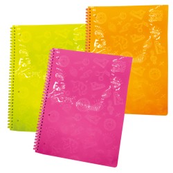 Maxi spirale A4 C/F PVC TU Glow  A4 100gr 60fg